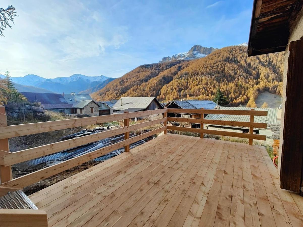 Chalet Ailleurs Appartement A Molines En Queyras エクステリア 写真