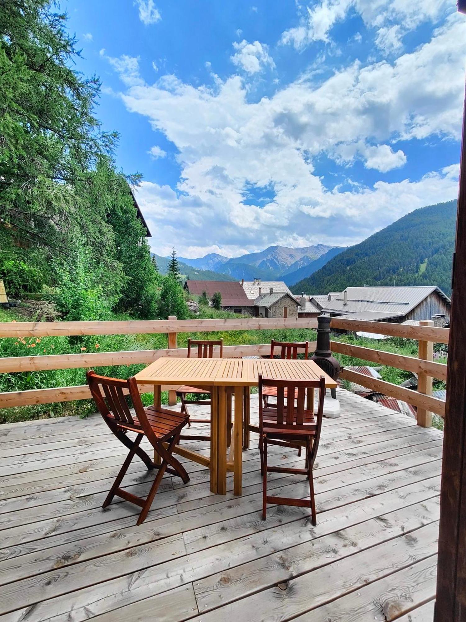 Chalet Ailleurs Appartement A Molines En Queyras エクステリア 写真